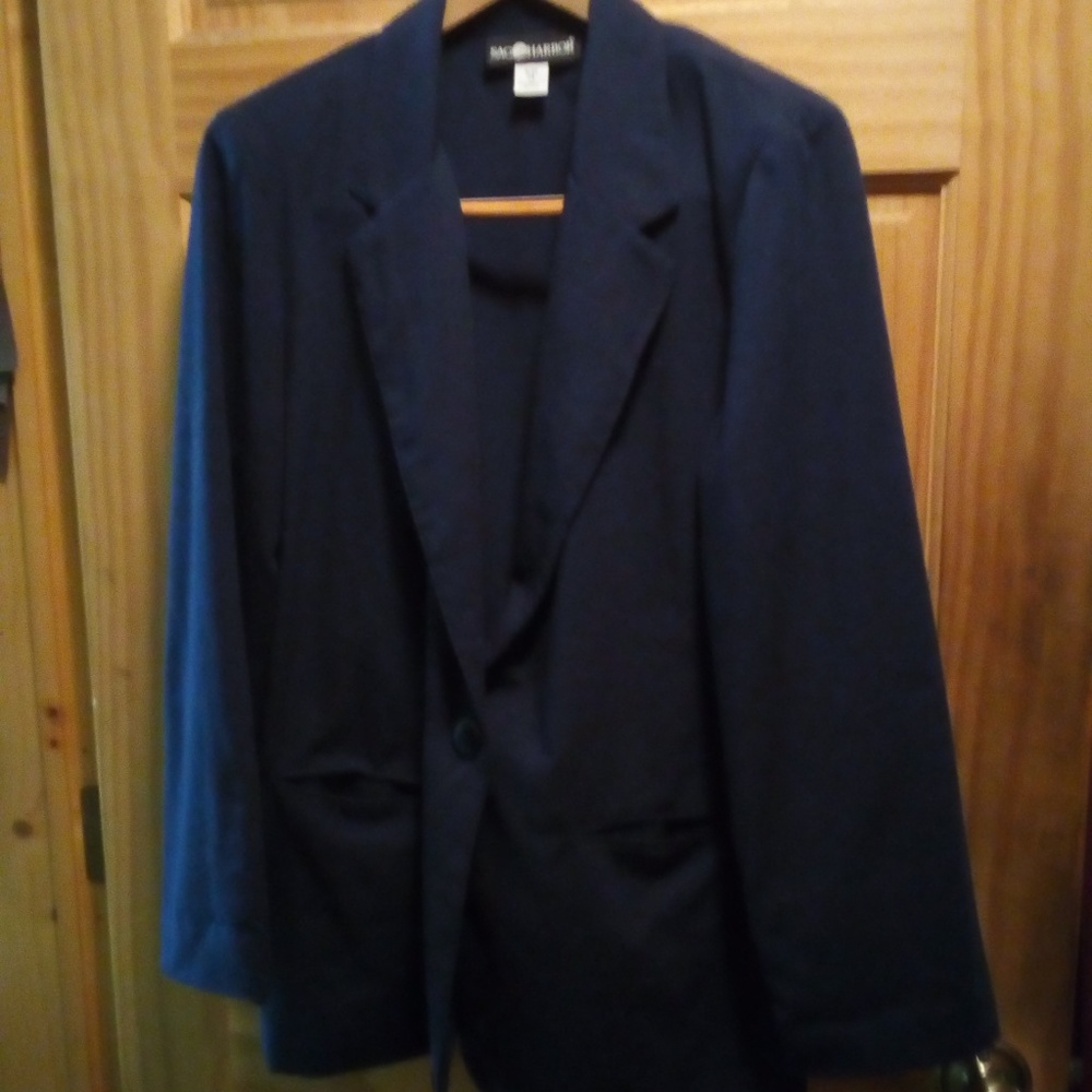 Sag Harbor 2 pc. Suit 14 Blue Jacket Pants